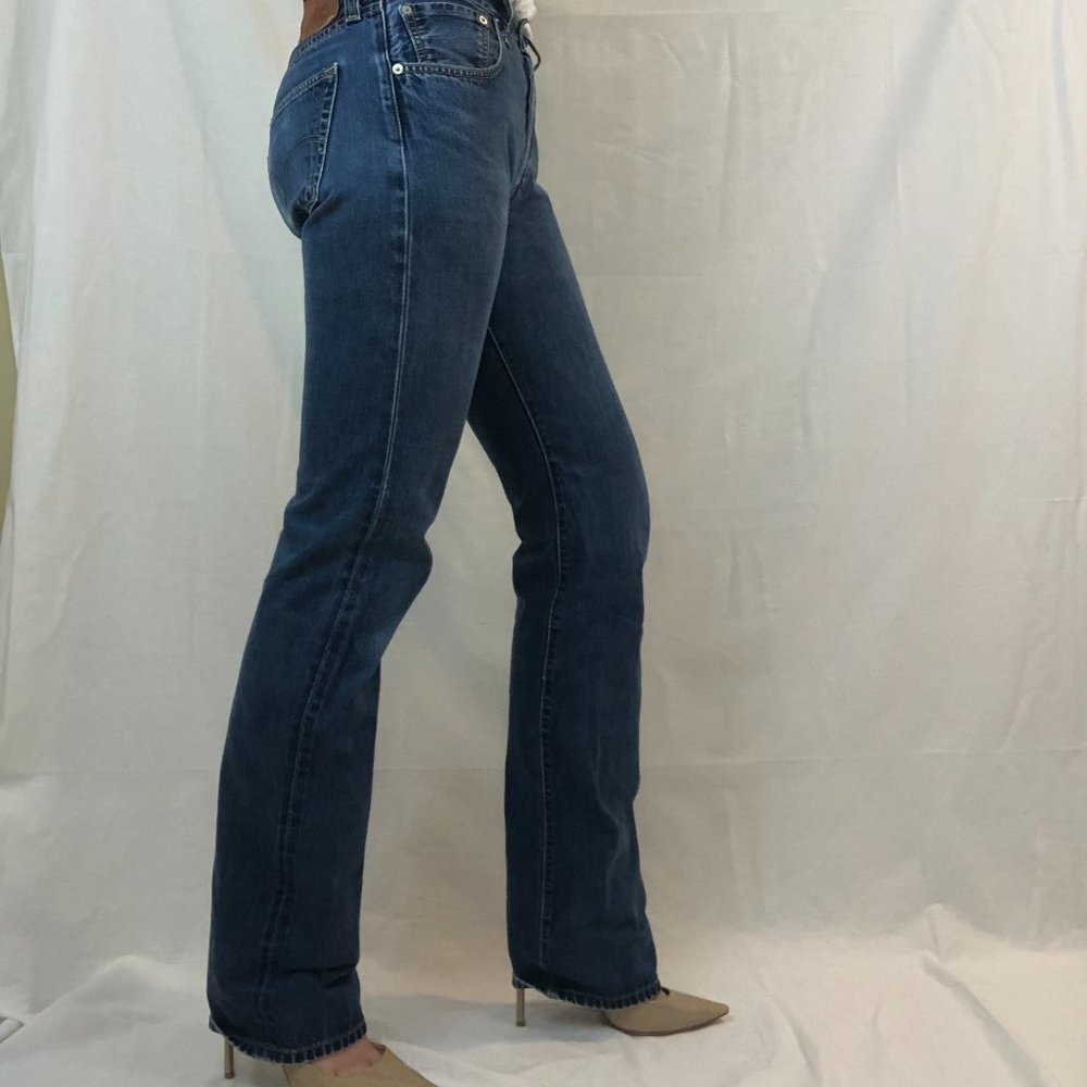 Vintage Levi's 501 Button Fly Unhemmed Original - Picture 8 of 8